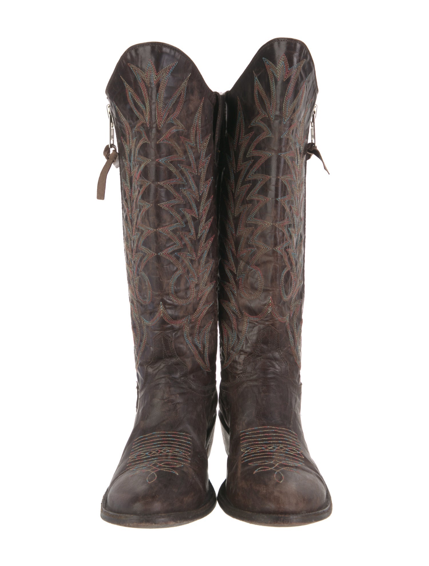 Old Gringo Leather Printed Riding Boots